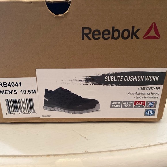 Men’s Reebok Sublite Cushion Work Shoe (alloy toe) - Picture 2 of 5